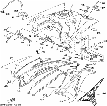 Scoop, Air 2, Yamaha, 1B2-F137X-10